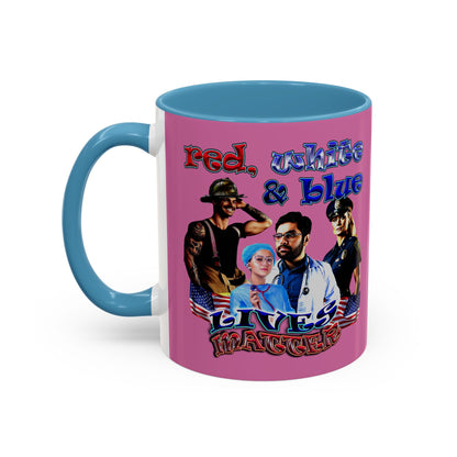rw&b lives matter - Accent Mug (light pink)