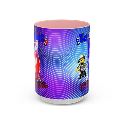 tag that - Accent Mug (purple wave)