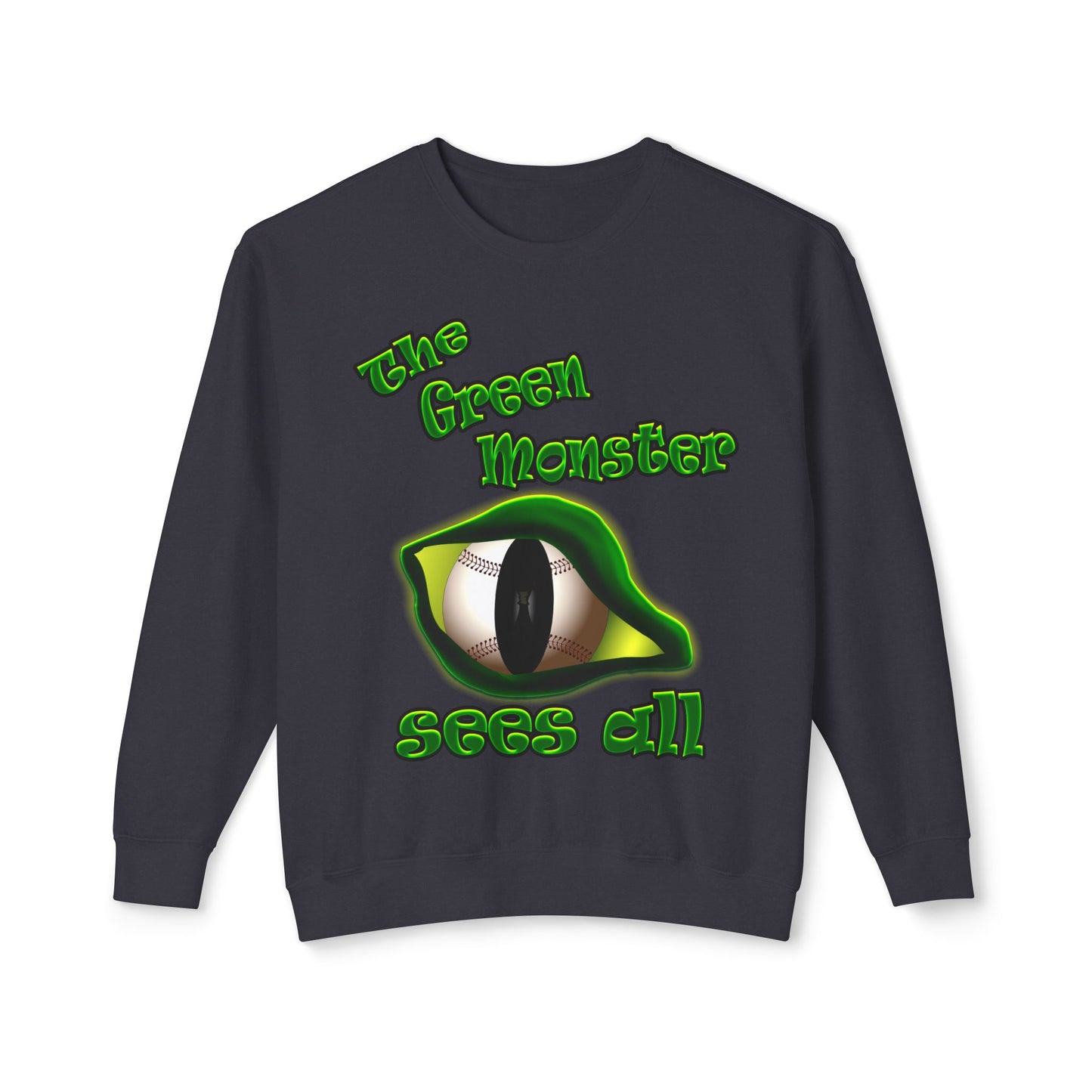 green monster - Unisex Lightweight Crewneck Sweatshirt