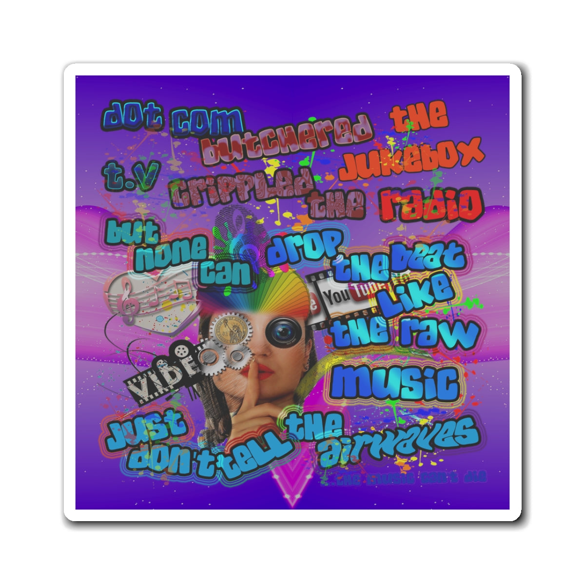 drop the beat - Magnets - (purple-pink wave)