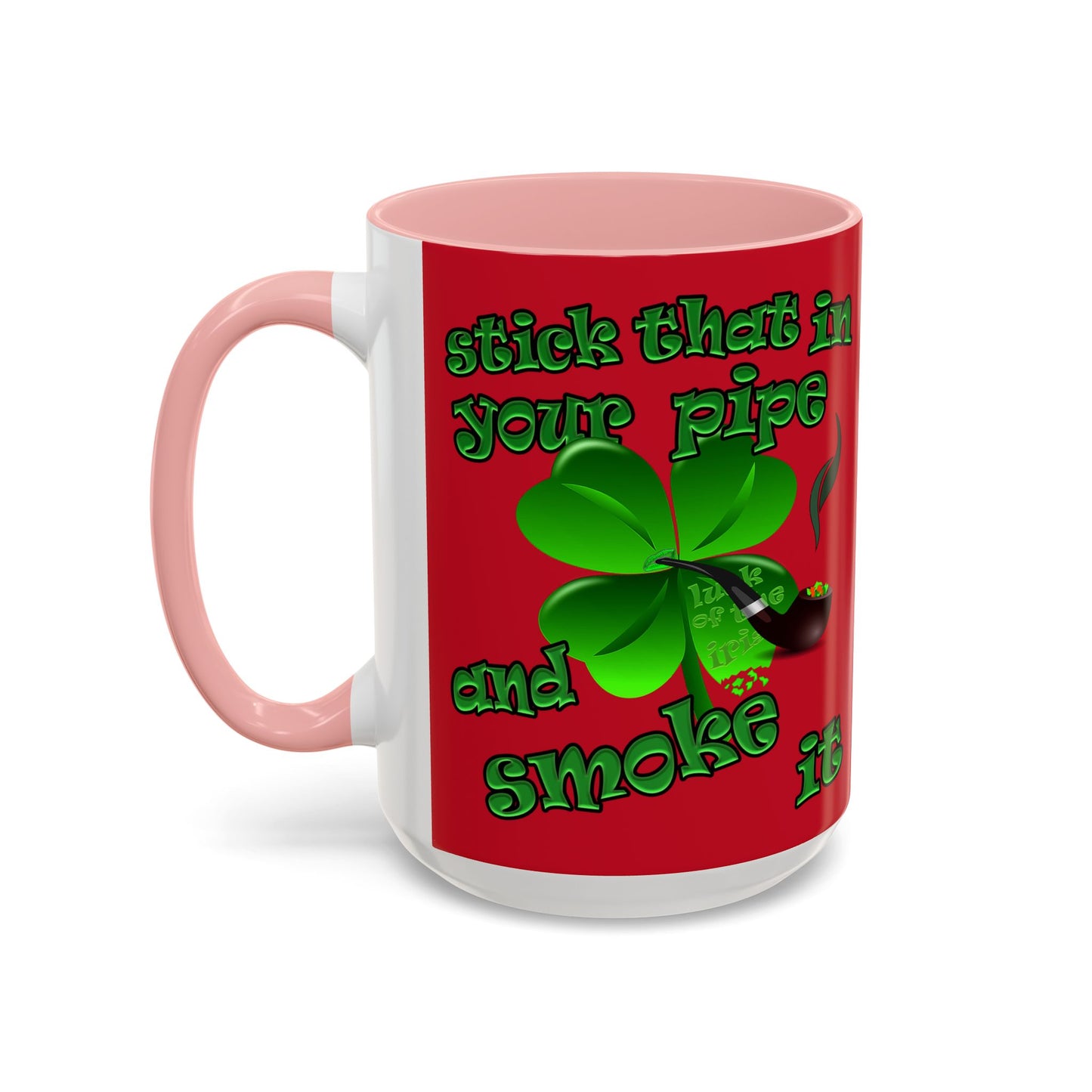 celtics logo - Accent Mug (dark red)