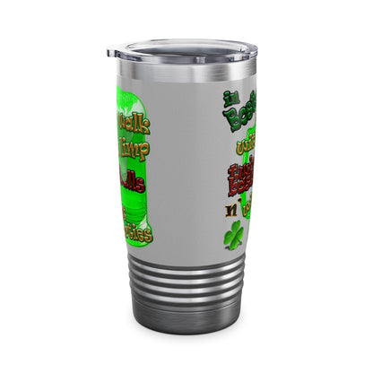 celtics logo - Ringneck Tumbler, 20oz (light grey)