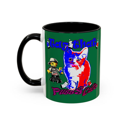 tag that - Accent Mug (dark green)