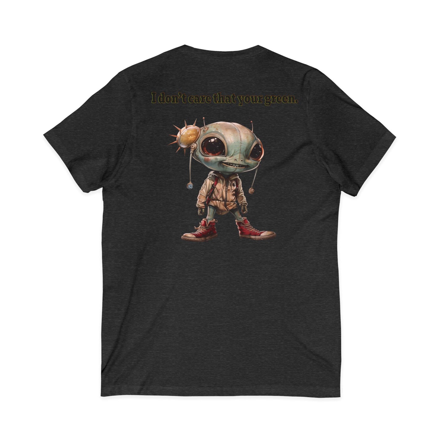 I don't care that your grey - Unisex Jersey Short Sleeve V-Neck Tee