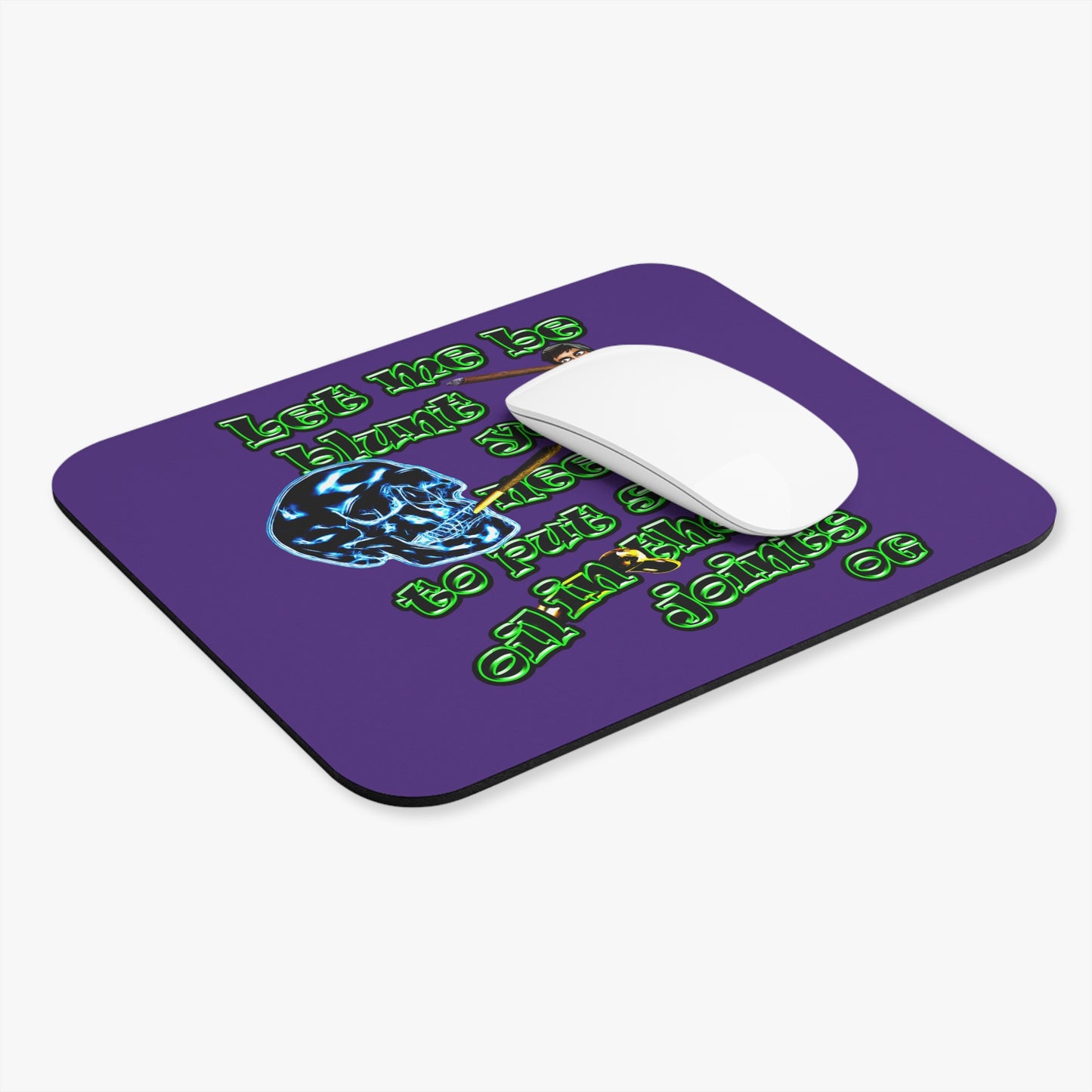 og - Mouse Pad (Rectangle) (purple)