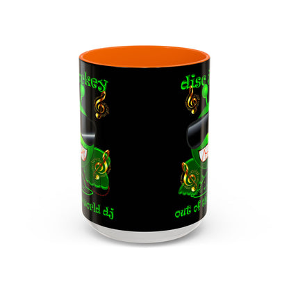 disc jockey - Accent Mug (black)