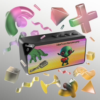 I don't care that your grey - Jabba Bluetooth Speaker (color blur)