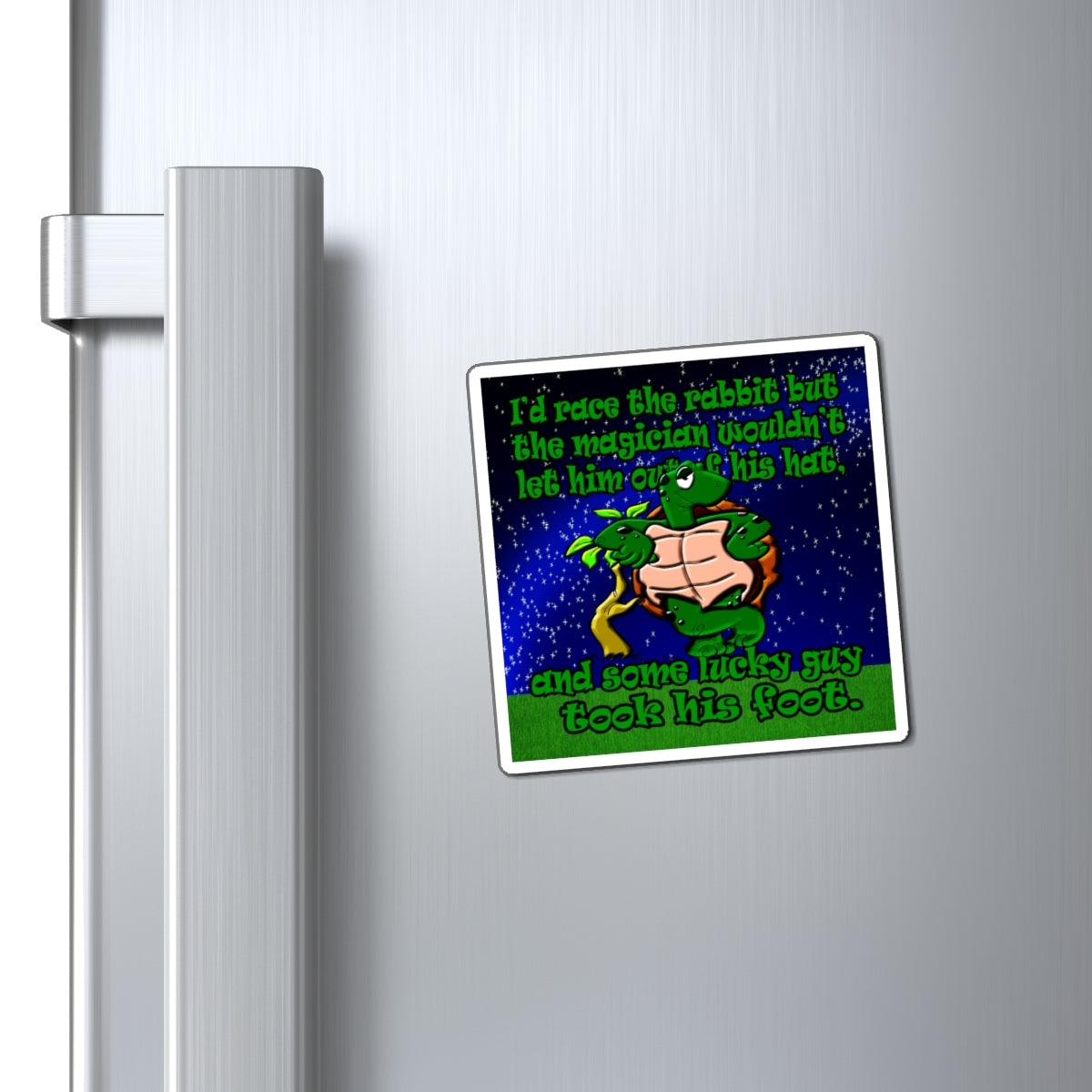 turtle race - Magnets - ('snoops' background)