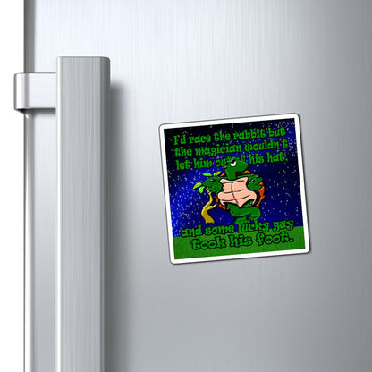 turtle race - Magnets - ('snoops' background)
