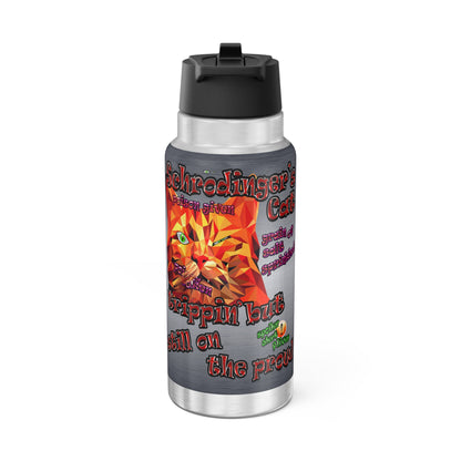 schrodinger's cat - Gator Tumbler, 32oz  (brushed nickel)