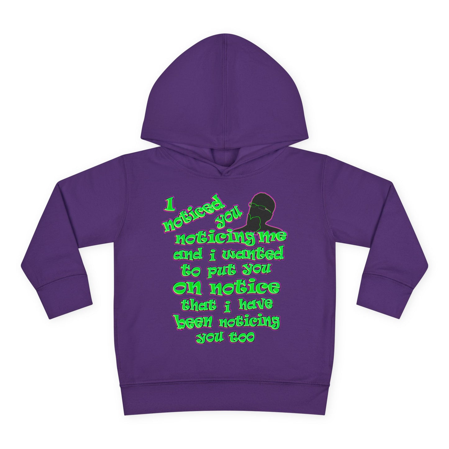noticed you noticing - Toddler Pullover Fleece Hoodie