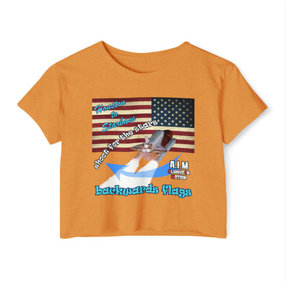 shoot for the stars - Women's Festival Crop Top