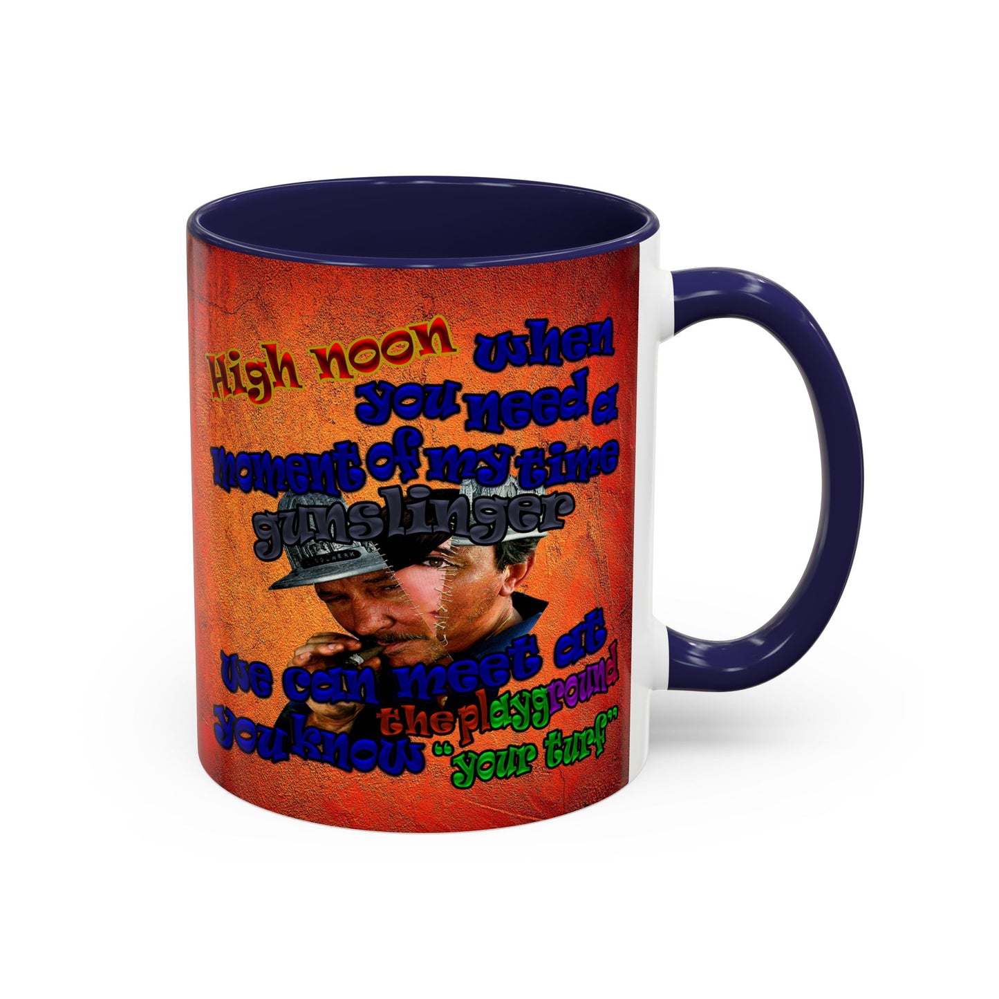 high noon - Accent Mug (burnt orange)