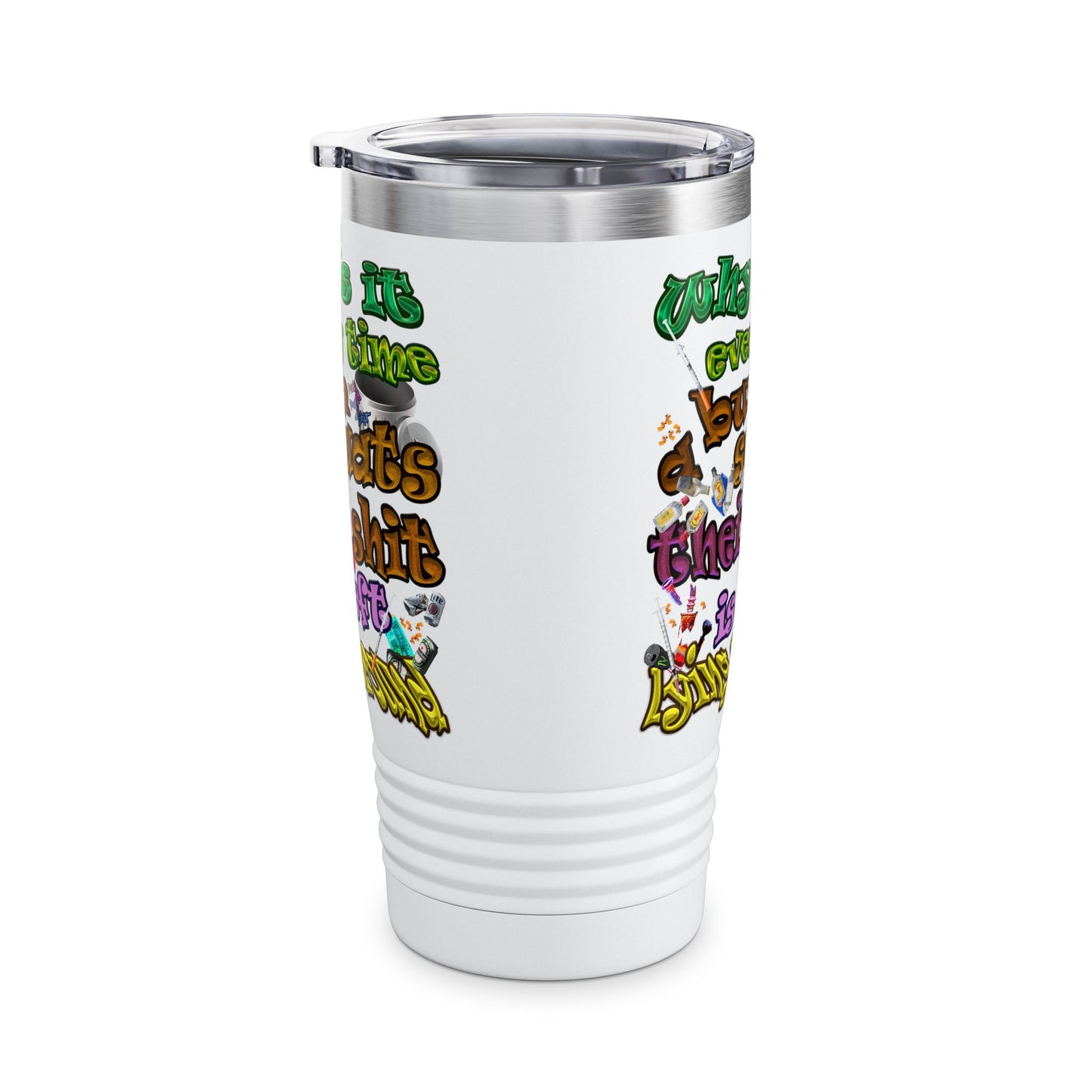 love peace - Ringneck Tumbler, 20oz