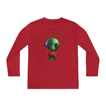 I don't care that your grey - Youth Long Sleeve Competitor Tee