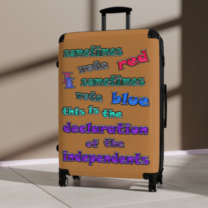 declaration of the independents - Suitcase (light brown)