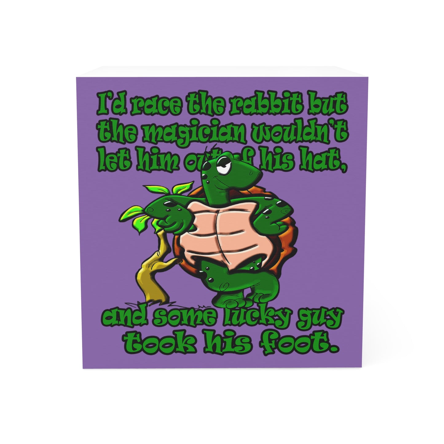 turtle race - note cube (light purple)