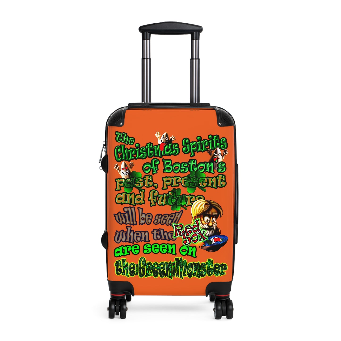 christmas spirits of boston - Suitcase (orange)