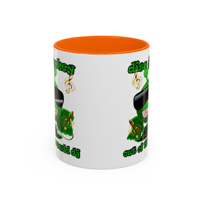 disc jockey - Accent Mug (white)