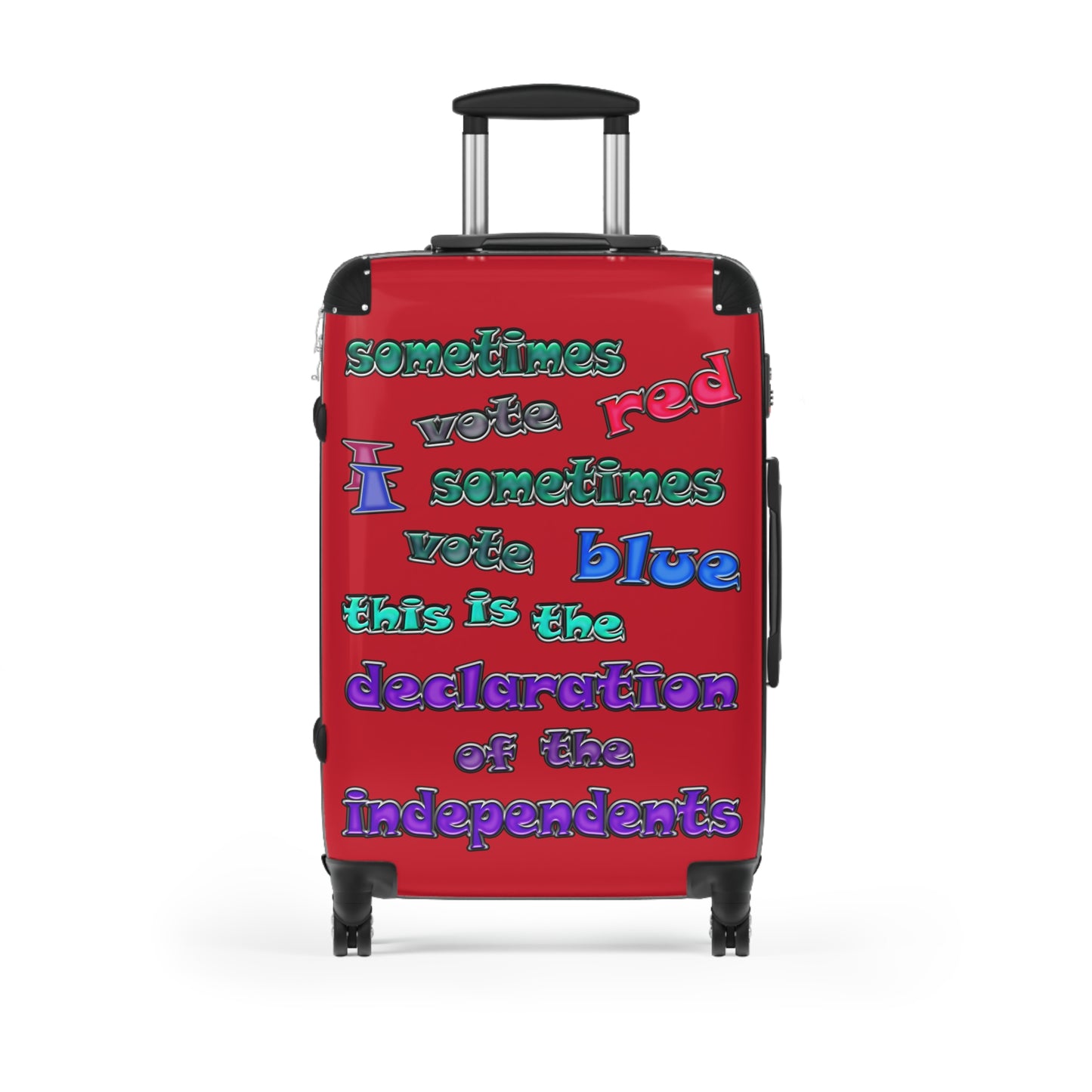 declaration of the independents - Suitcase (dark red)