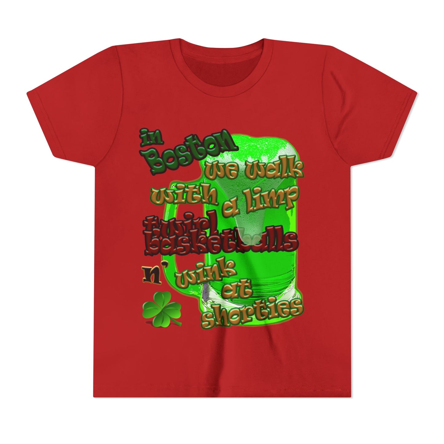 celtics logo - Youth Short Sleeve Tee