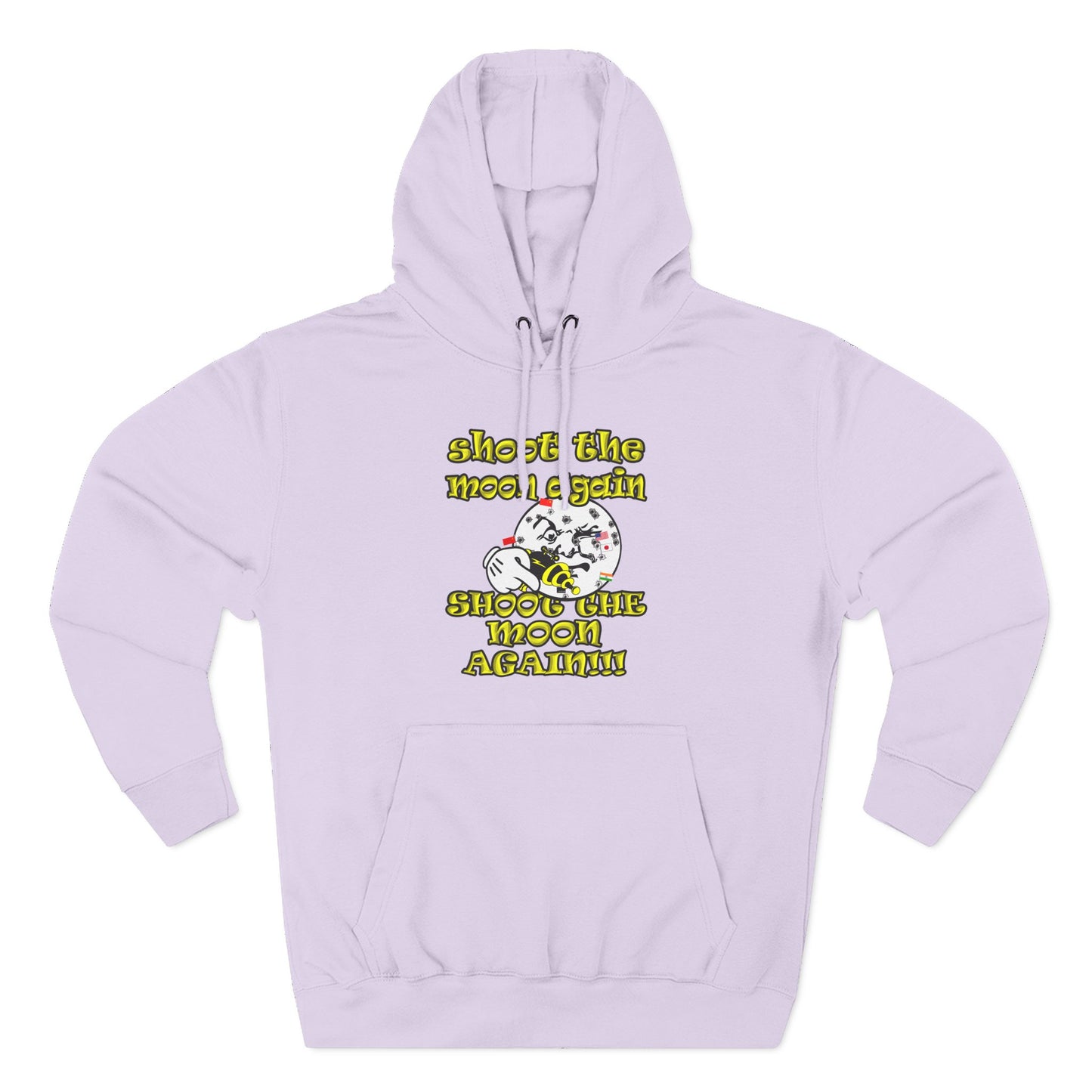 shoot the moon again - Three-Panel Fleece Hoodie