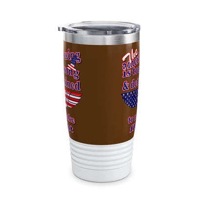 american wing - Ringneck Tumbler, 20oz (brown)
