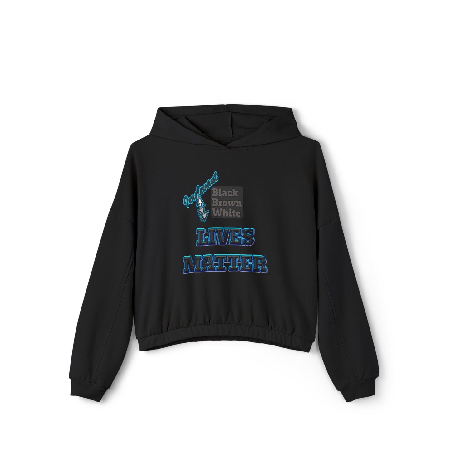 irrelevant - Women's Cinched Bottom Hoodie