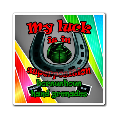 my luck - Magnets - (rainbow split)
