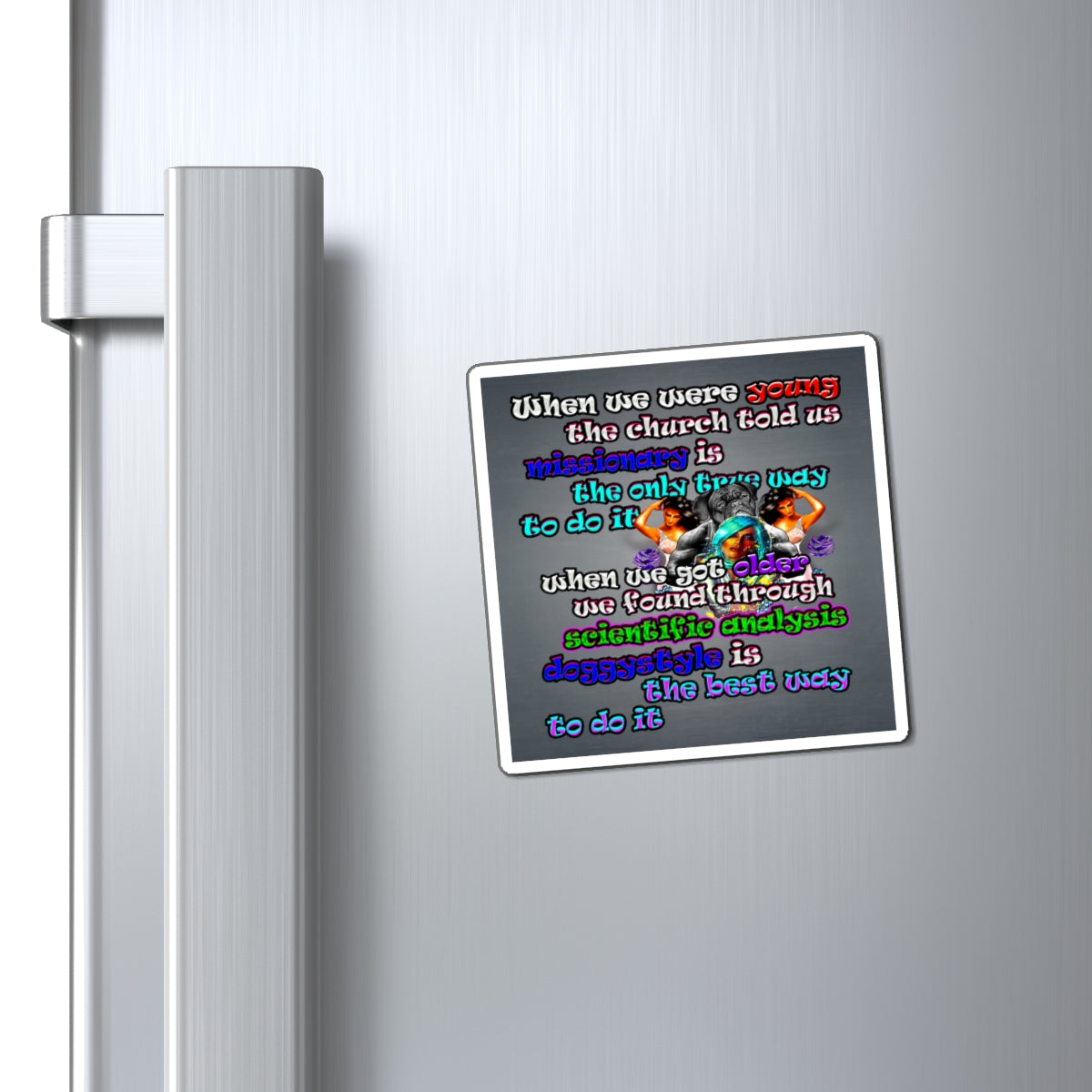 doggystyle - Magnets - (grey-light grey)