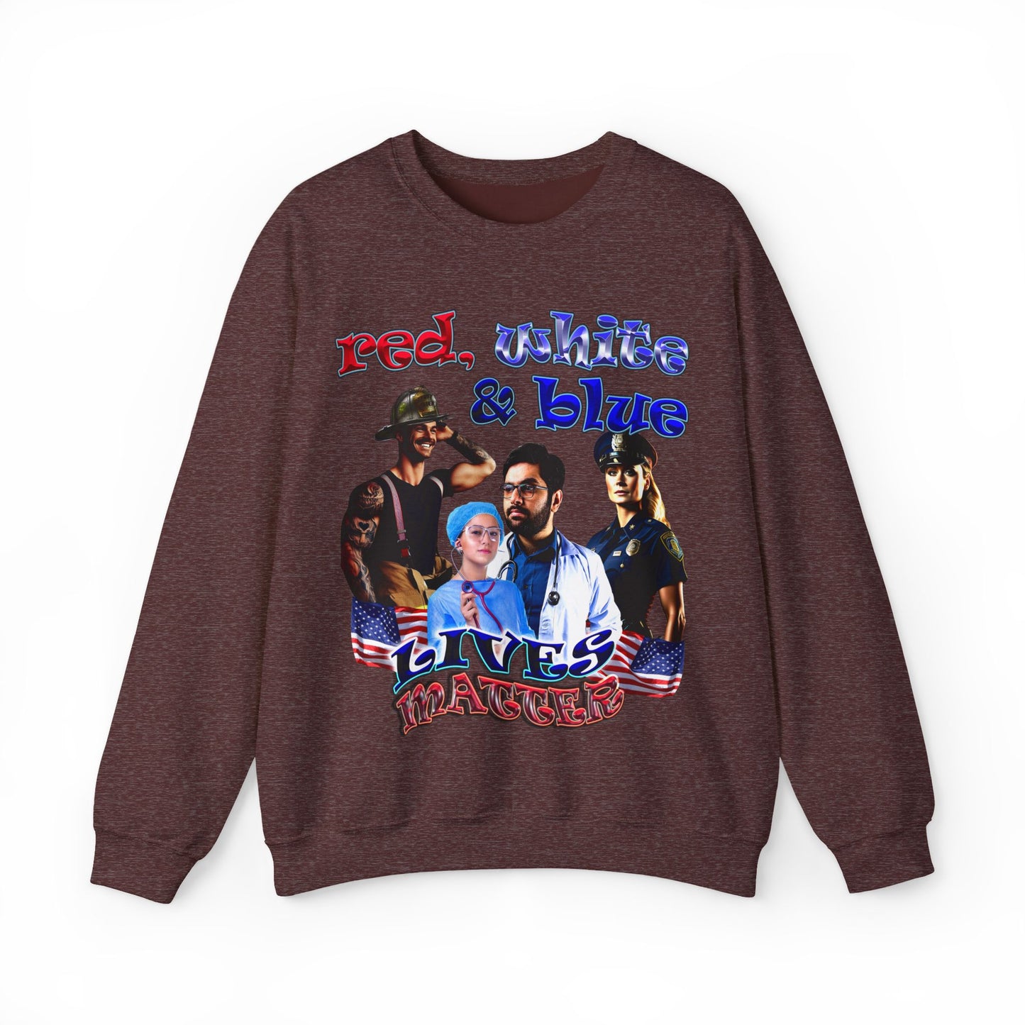 rw&b lives matter - Unisex Heavy Blend™ Crewneck Sweatshirt