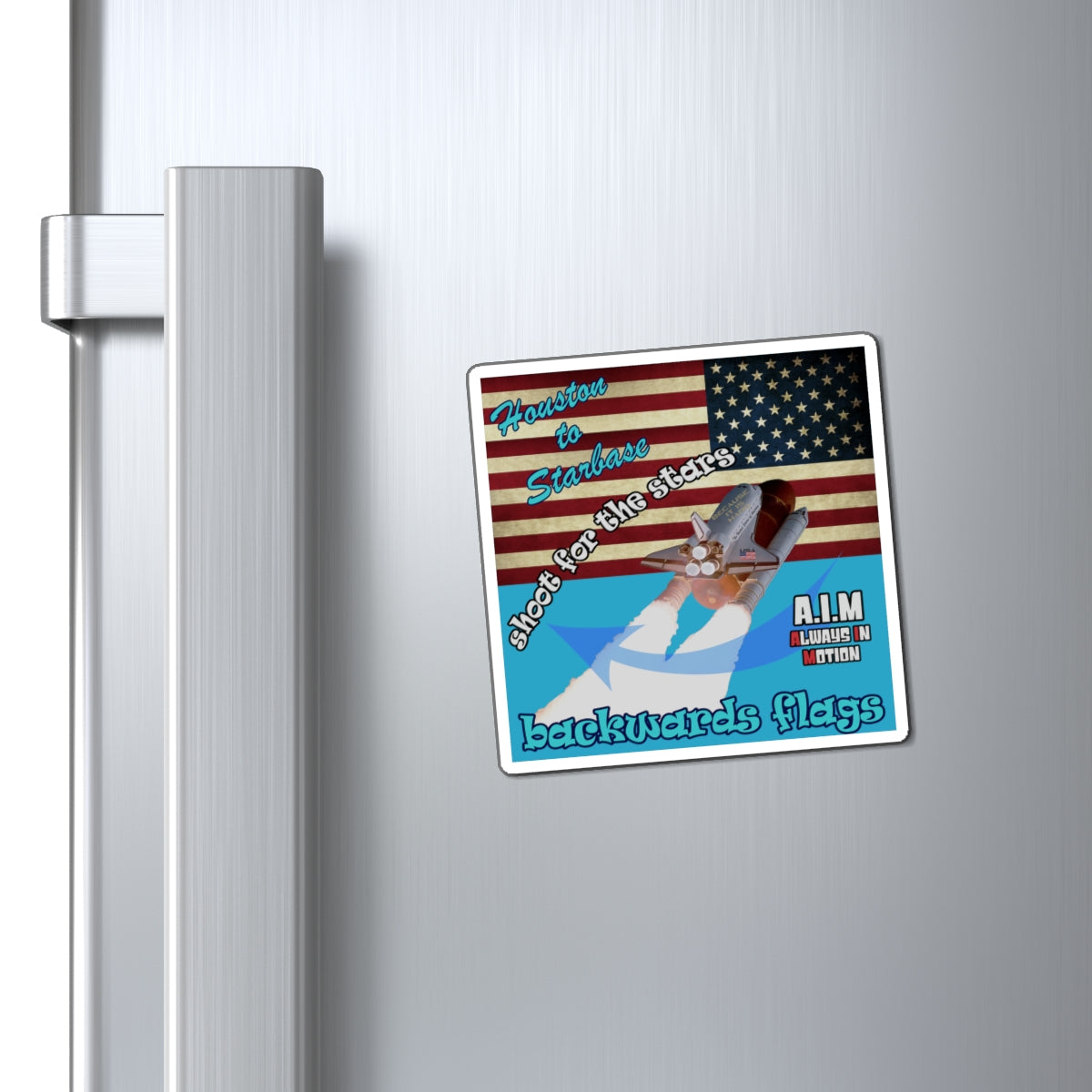shoot for the stars - Magnets - (turquoise)