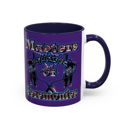 em cee squared - Accent Mug (purple)