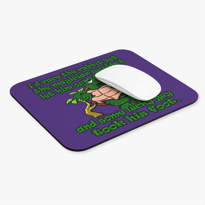 turtle race - Mouse Pad (Rectangle) (purple)