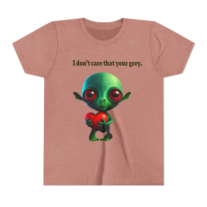 I don't care that your grey - Youth Short Sleeve Tee