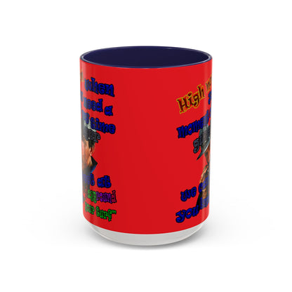 high noon - Accent Mug (red)