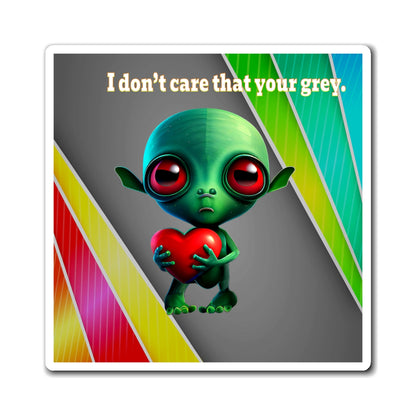 I don't care that your grey - Magnets - (rainbow split)