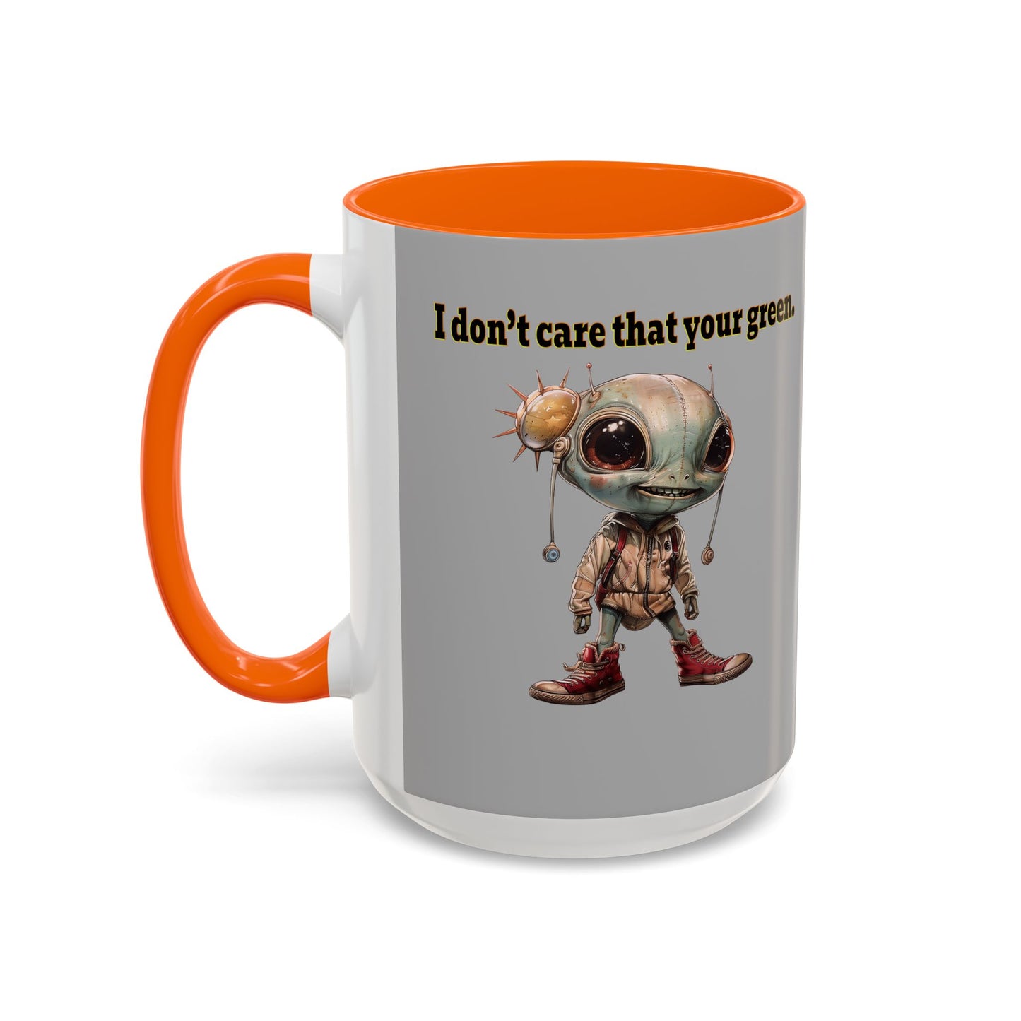 I don't care that your grey - Accent Mug (light grey)