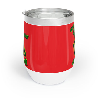 green monster - Chill Wine Tumbler (red)