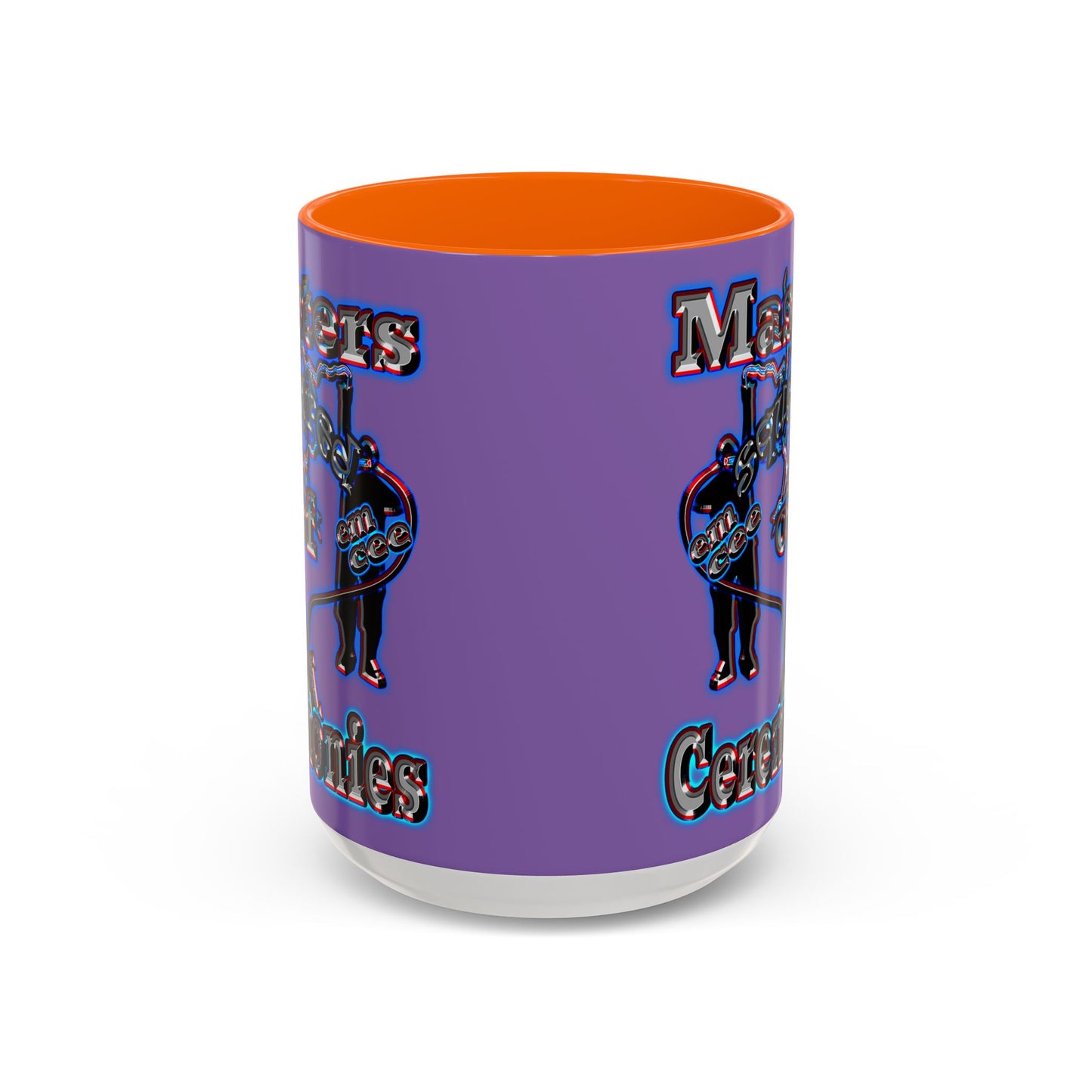 em cee squared - Accent Mug (light purple)