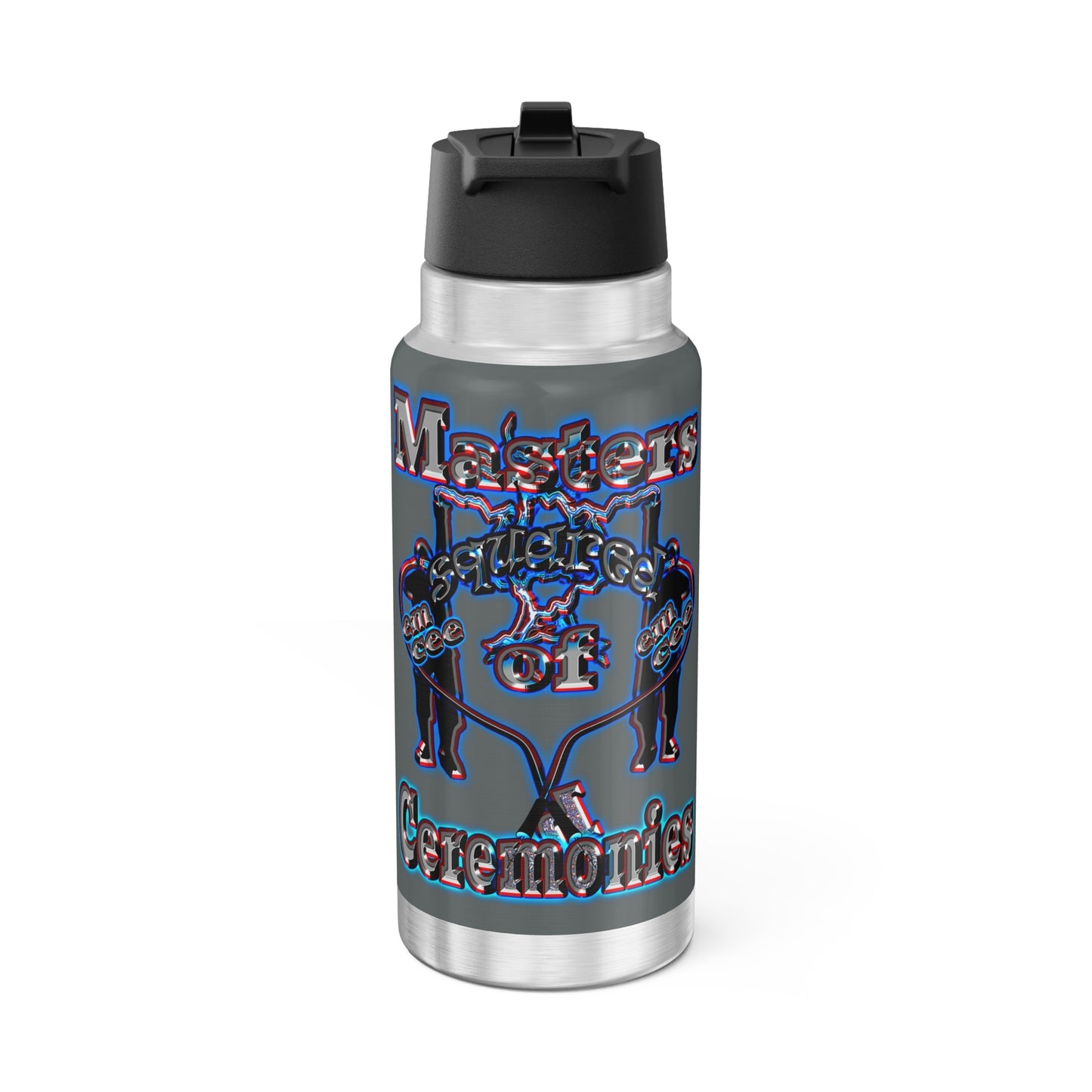 em cee squared - Gator Tumbler, 32oz (dark grey)