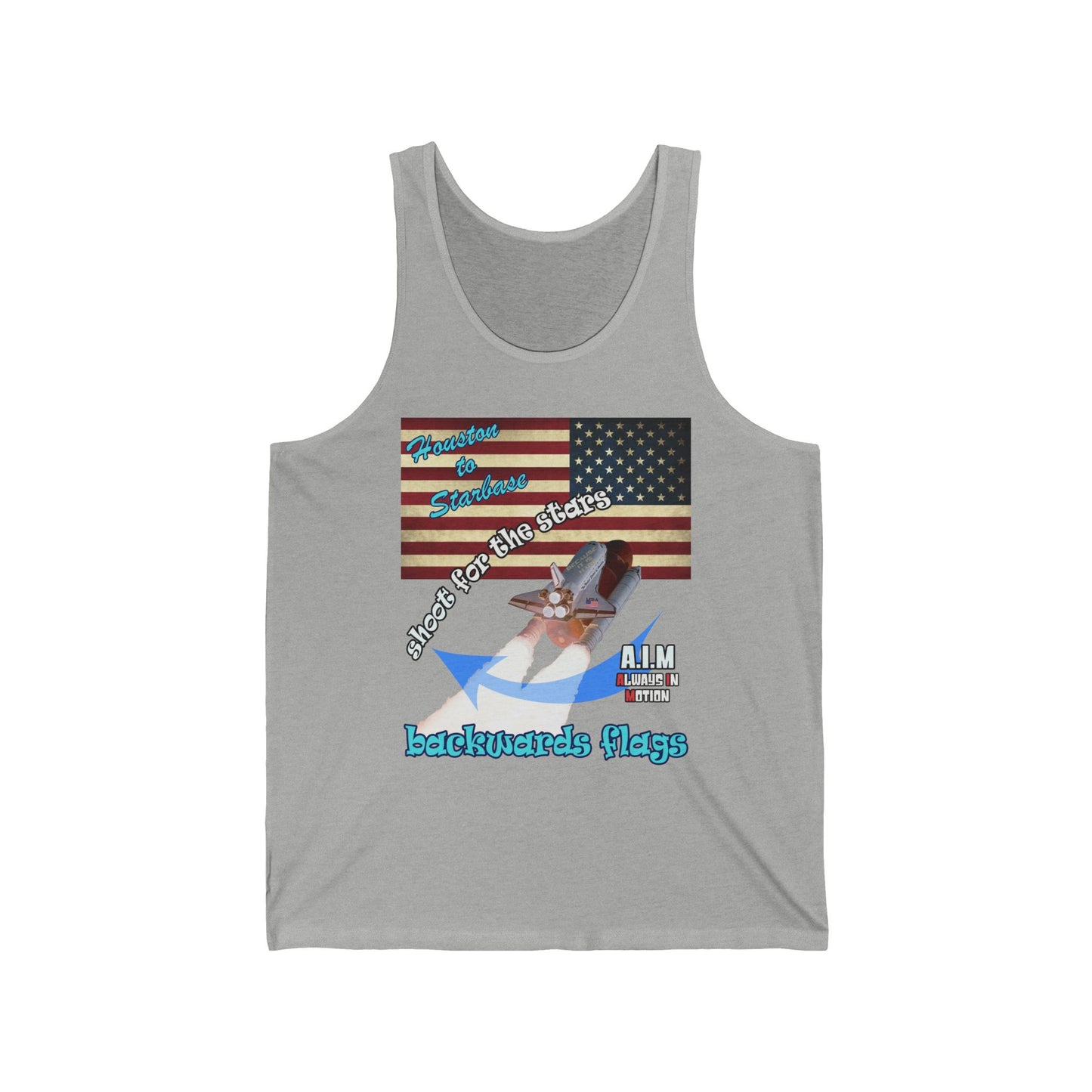 shoot for the stars - Unisex Jersey Tank