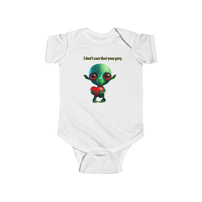 I don't care that your grey - Infant Fine Jersey Bodysuit