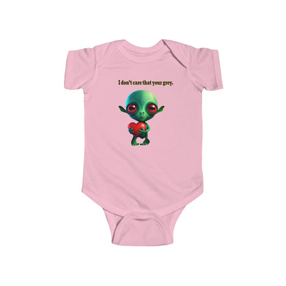 I don't care that your grey - Infant Fine Jersey Bodysuit