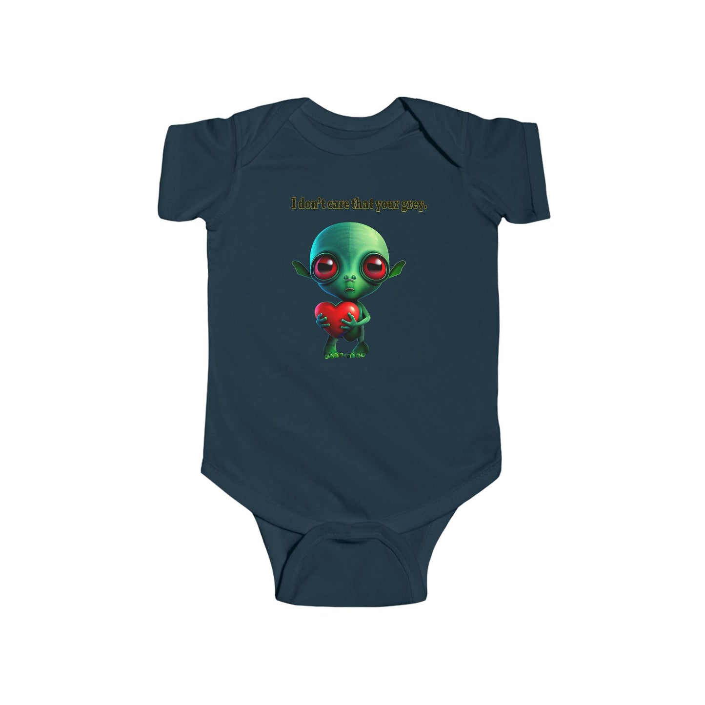 I don't care that your grey - Infant Fine Jersey Bodysuit