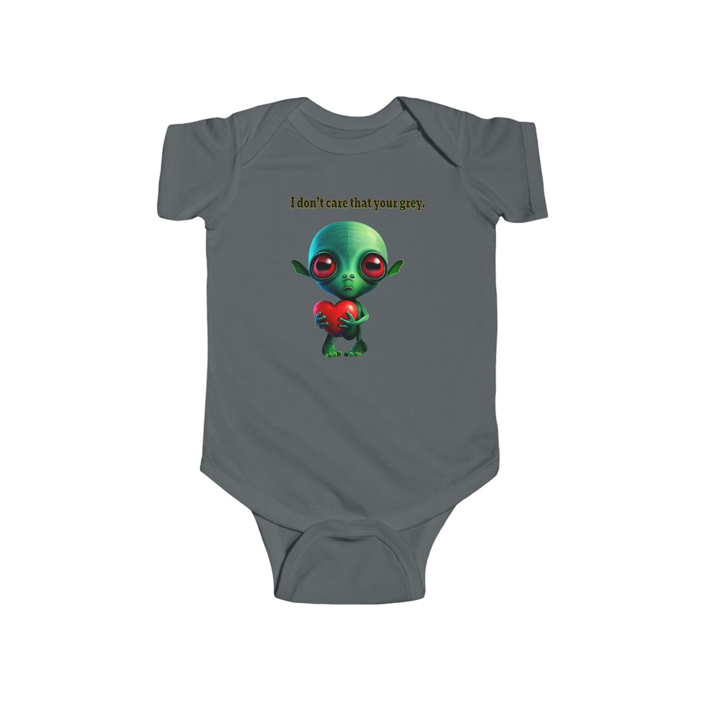 I don't care that your grey - Infant Fine Jersey Bodysuit