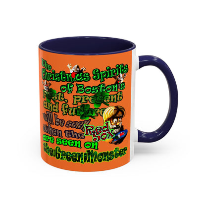 christmas spirits of boston - Accent Mug (crusta)