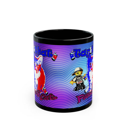 tag that - Black Mug (purple wave)