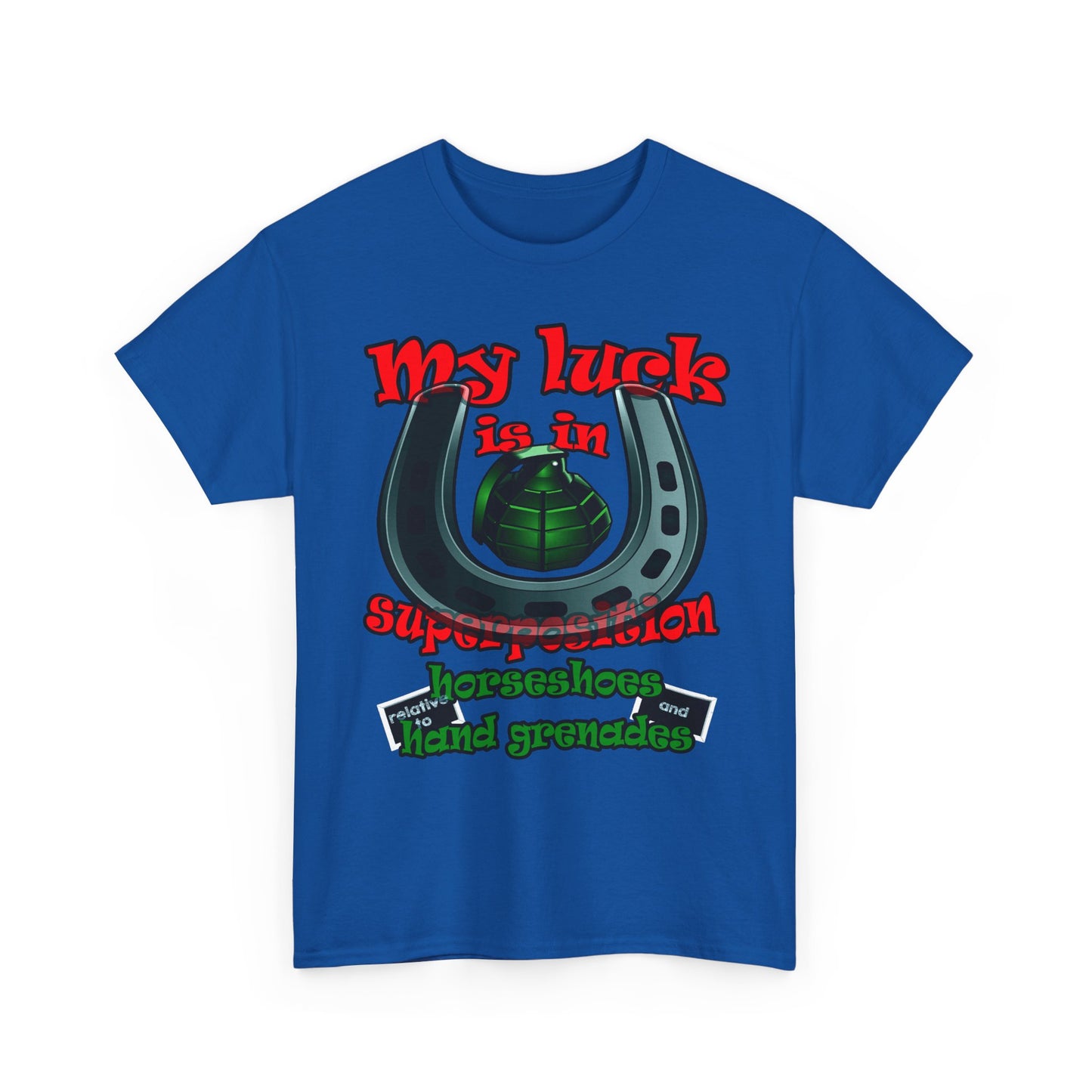 my luck - Unisex Heavy Cotton Tee