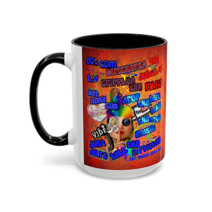 drop the beat - Accent Mug (burnt orange)